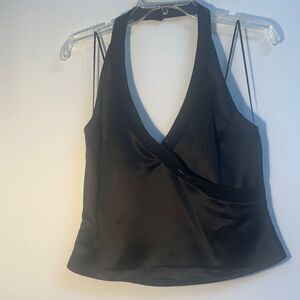 Sandra Darren Black Camisole Top
